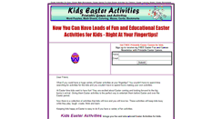 Desktop Screenshot of kids-easter-activities.com